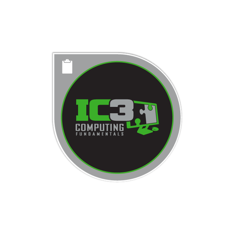 Badge de la certification IC3 Digital Literacy GS5 Computing Fundamentals